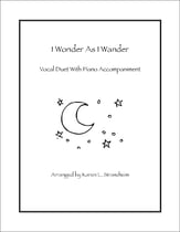 I Wonder As I Wander SA choral sheet music cover
